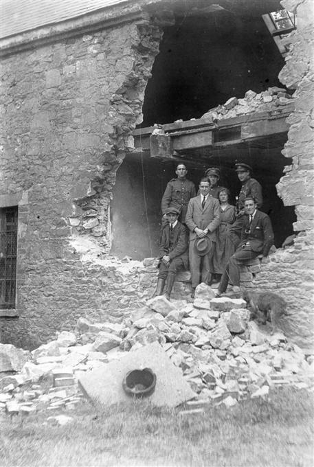 Breach made in the rear of the Strand Barracks, kindly supplied by Limerick Museum